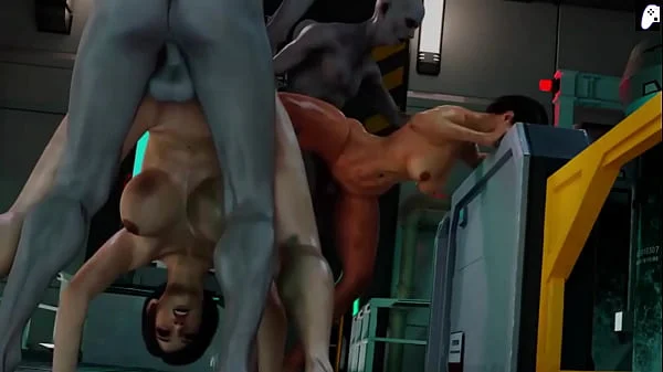 (4K) Jill Valentine, Ada Wong, Resident Evil girls fuck hard with monsters eager pussy and cum inside their anus | 3D Hentai